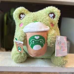 Cuddle Barn Frog (smells like coffee) NWT
